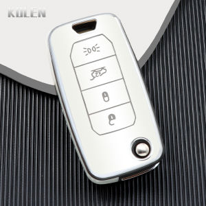 New TPU Folding Key Cover Shell Case For Jeep Renegade Compass 2016 2019 2020 2021 4 Buttons Protected Flip Key Fob Accessories