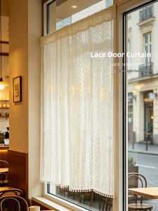 French Elegance White Lace American Style Curtains