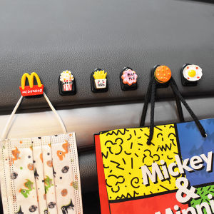 Car Hook Front Row for Car Multifunctional Storage Small Car Hook Cute Cartoon Car Interior Decoration