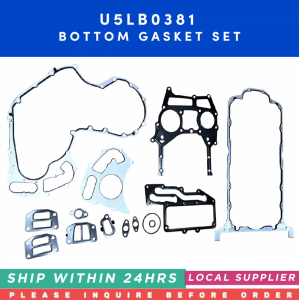 U5LB0381 BOTTOM GASKET SET COMPATIBLE CATERPILLAR 272-2232 616.620 237-5942 MASSEY FERGUSON 4225832M91 [LOCAL STOCK. READY TO SHIP WITHIN 24HRS.] FOR PERKINS ENGINE PARTS