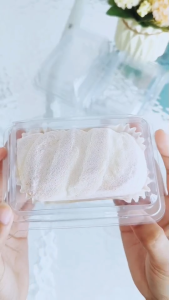 กล่องเบเกอรี่ใส(แพ็ค 50 กล่อง) กล่องพลาสติกPET มีฝาล็อกในตัว รุ่น GM-110