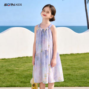 SQTN.KIDS | Girls Floral Princess Dress