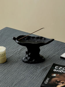 Hanyu Ceramic Incense Holder Middle-aged Texture Art Minimalist Style Decorative Ornaments for Home Study Decoration