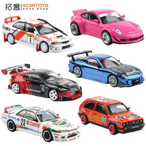 Xcartoys POPRACE Alloy Racing Model 1/64 Supercar Collection Simulation Diecast Model Desktop Ornaments Metal Vehicles Gift