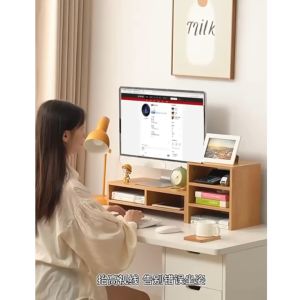 ชั้นวางคอม ชั้นวางจอคอม ชั้นวางคอมพิวเตอร์ ทำด้วยไม้ชั้นวางของสูงชั้นวางคอมกระดาน ที่วางคอมพิวเตอร์ โต๊ะวางคอมพิวเตอร ชั้นวางคอมพิวเตอร์ ไม้ ชั้นวางคอมพิวเตอร์ ตั้งโต๊ะ - Lazada