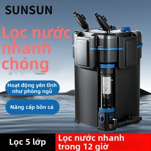 Sunsun | Silent Triple Function Water Filtration System Aquarium Filter