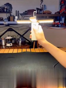 Đèn LED Treo Lều Da Năng Gấp Gọn 4 Cánh Kiêm Sạc Dự Phòng Cắm Trại Dã Ngoại