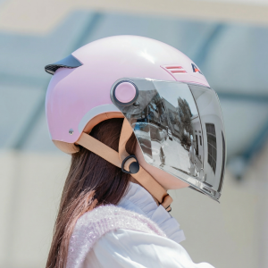AIS | Pink Summer Sun Protection Helmet for Scooter