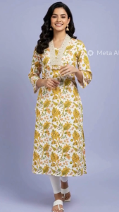 DEBAYU Cotton Straight Kurti Top Ethnic Wear Size S to XXL Malaysia