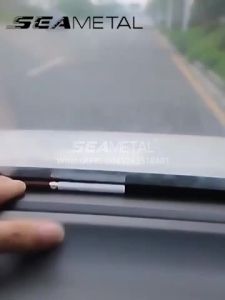 SEAMETAL 1.6m Auto Dashboard Sealing Strip Universal Car Sticker Rubber Seals Noise Insulation for Weatherstrip Car Accessories