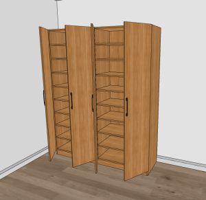 Shoe cabinet customize