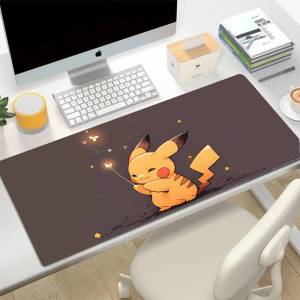 Bandai | Pokemon Pikachu Gengar Rubber Mouse Pad XXL Gaming Keyboard Mat With 2MM Lock Edge
