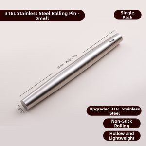 MRUN | Non-Stick 316L Food-Grade Stainless Steel Rolling Pin
