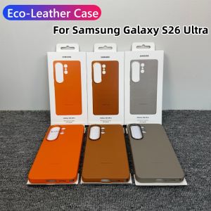 Samsung Galaxy S26 Ultra Soft Touch Leather Phone Case Premium Luxury Back Cover Full Protective Shell