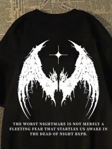 Áo Thun Tay Ngắn Cotton Nguyên Chất 100% Cho Nam Mùa Hè Dáng Rộng in Họa Tiết Thoáng Khí Không Cần Ủi Phong Cách Thường Ngày