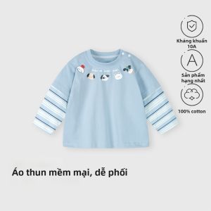 TONGLIANCHUXIN | Áo Thun Bé Trai Cotton để Phối