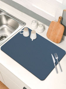 Thảm Đựng Đồ Ăn Bằng Đất Ngô Trong Nhà Bếp Thảm Chống Trượt Thảm Đựng Cốc Không Cần Giặt Thiết Kế Đơn Giản Hiện Đại