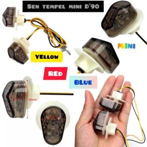 Lampu Sen Tempel Fearing Oval Mini Sein Led Fairing Model Jempol Oval Universal