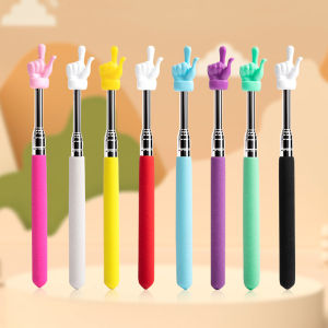 【Homior】Childrens Telescopic Teaching Reading Stick Teaching Pointer Finger Reading Stick Teaching Tools