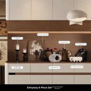 ZHONGGE | Vintage Entrance Decorations Hanging Pictures with Key Organizer