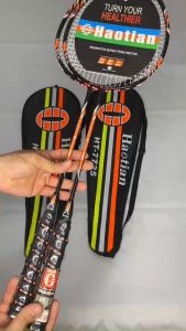 【HAOTIAN] Vợt cầu lông chính hãng bán buôn Vợt đôi dụng cụ cầm tay gắn miếng bọt biển vợt sinh viên người lớn hợp kim nhiều màu