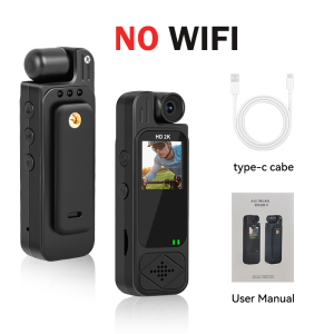 Null Portable camera 2K WiFi Mini Sports Camera 1.3 inch Portable Digital Video Recorder Infrared BodyCam Police Camcorder