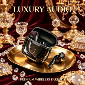 Fashion Cute Smiley Semi‑in‑Ear TWS Wireless Earphones Stereo Sport Earbud For Daily Leisure Entertainment