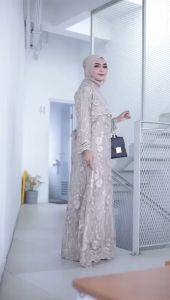 Soraya New Produk Murah Meriah Gamis Pesta Full Brukat Tile Mutiara Bridesmaid fashion kekinian
