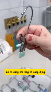 Móc Kẹp Đơn Treo Quần Áo Đa Năng NewHome Mắc Áo Chất Liệu Thép Không Gỉ Tiết Kiệm Diện Tích