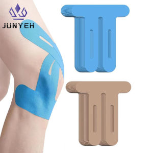 2 PCS Kinesiology Tape Anti-allergic Knees Support & Stability Knee Pain Relief Athletic Tape Waterproof & Elastic Breathable Hy