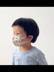 [For Kids] BT 50 Pieces Per Pack 0 To 12 Years Old 3d Childrens Mask Cartoon Pattern 3-Layer Protection Efficient Ventilate Filter Duckbill Shaped Machine Washable 5d Baby Mask 儿童 3D 口罩