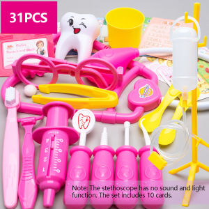Doctor Toys for Kids 53/31PCS Doctor Pretend Play Set Children Medical Dentist Tools Stethoscope Educational Toy Boy Girl Gift