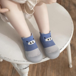 Baby Shoes Kids Soft Rubber Sole First Walkers Children Sock Shoes Non-slip Floor Socks Toddler Sock Shoes 0-4Y