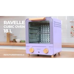 Ravelle Cubic Oven Listrik Low Watt 18L - Oven Aesthetic