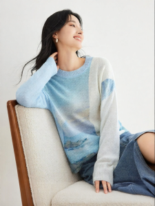 Yigue | Fashionable Slim Loose Knitwear 1pcs