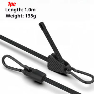 Dây Bungee đàn hồi chịu lực cao aitemay-2 chiếc dây đai điều chỉnh có móc treo kết hợp dài 7-48 cho sắp xếp hành lý đạp xe cắm trại ngoài trời phụ kiện du lịch