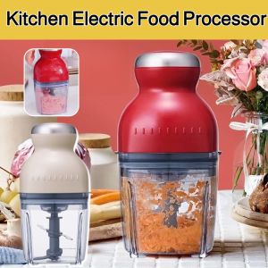 Multifunctional Kitchen Electric Food Processor: Mini Blender & Garlic Chopper