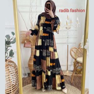 gamis rayon viscose premium LD 110