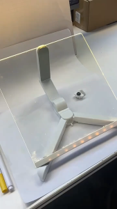 🌟 รับปากกาสีน้ำ7สีฟรี DIY แผ่นเรืองแสง LED คลิปบอร์ดเรืองแสง กระดานวาดภาพเรืองแสง Doodle สําหรับเด็ก พร้อมขาตั้ง