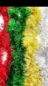 Harga Grosir - Slinger Tinsel Hiasan / Dekorasi Rumbai Tinsel / Slinger Tinsel 2 Meter