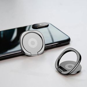 Ultra-Thin Finger Ring Phone Holder Luxury Metal 360 Rotation Phone Magnetic Holder Mobile Bracket Desk Tablet Cell Phone Stand