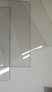 1.5mm/4mm Kristal Flat Atap Kanopi Polycarbonate / Atap Transparan Anti Panas