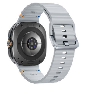 Original Strap for Samsung Galaxy Watch ultra strap 47mm Silicone Bracelet Galaxy Watch 5 pro/4/6 Classic/7 44mm 40mm 43 46 band