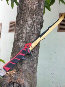 mainan kayu katana cobra