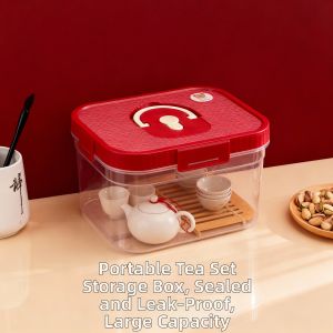 WODEBAIHUI | Multifunctional Sealed Tea Organizer PP Material