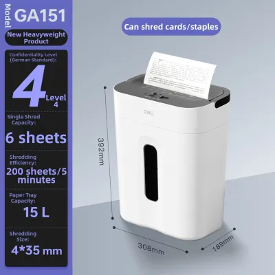 deli | Compact Home Office Commercial Electric Paper Shredder
