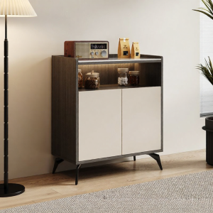 PAMEDI | Practical Integrated Marble and Wood Sideboard Storage Cabinet
