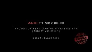 Audi TT 06-09 Projector Head Lamp with LED (MK3 Style) [One Pair Left & Right]