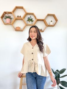 เสื้อผ้าฝ้ายน่ารัก เสื้อพื้นเมือง สาวไซส์อวบใส่ได้