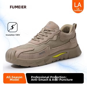 GUYISA | Anti-Smash Anti-Puncture Lightweight Wear-Resistant Safety Shoes 10kv